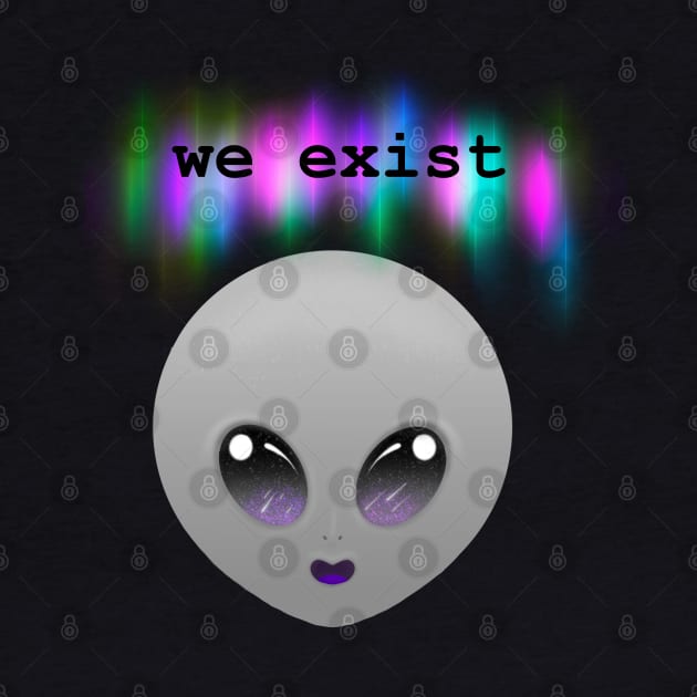 The Greys “We Exist” grey-asexual alien by Reiss's Pieces